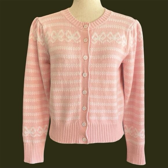 Sail to Sable & Palm Beach Lately pink cardigan - Picture 3 of 10